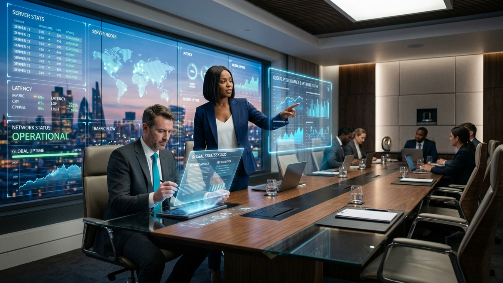 A financial office online and intake-ready